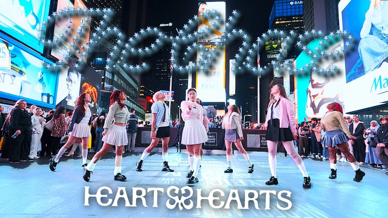 [KPOP IN PUBLIC NYC] Hearts2Hearts 하츠투하츠 'The Chase' | DANCE COVER | F4MX TIMESQUARE