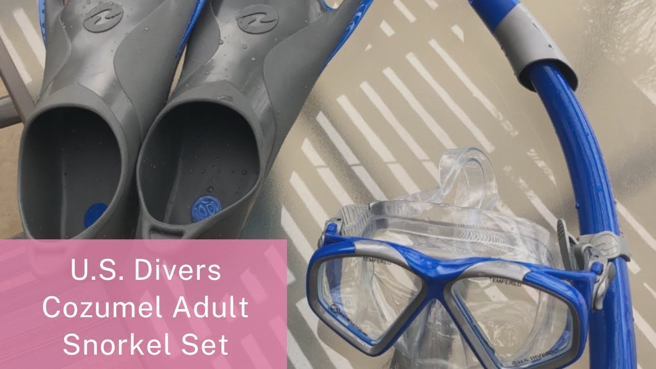 U.S. Divers Cozumel Adult Snorkel Set