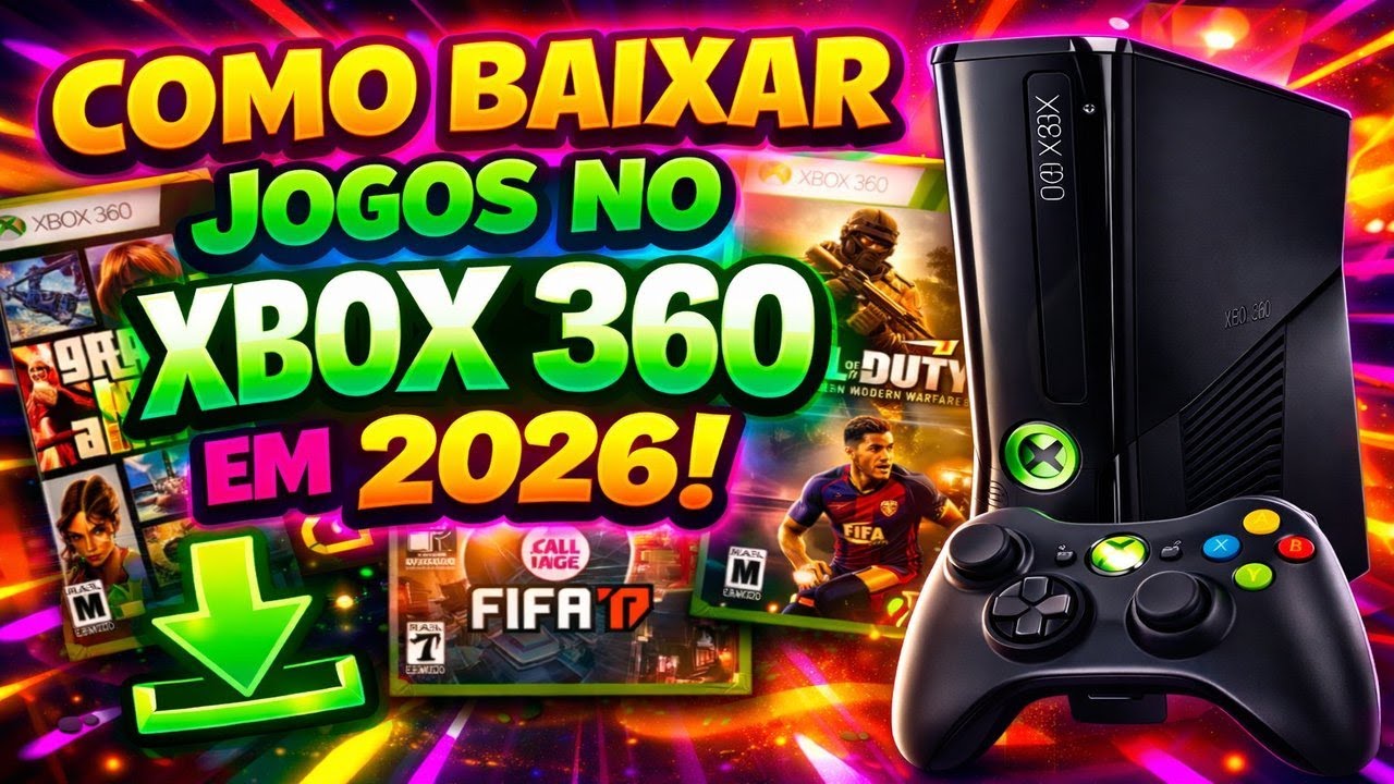 Como Baixar jogos no xbox 360 em 2026,
