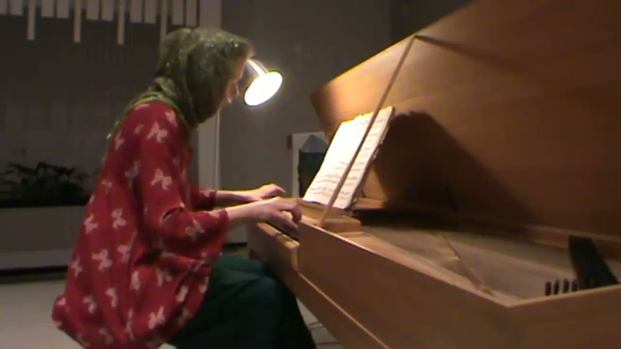 W.A. Mozart Sonata B-flat major, K. 570, Anna Maria McElwain, clavichord