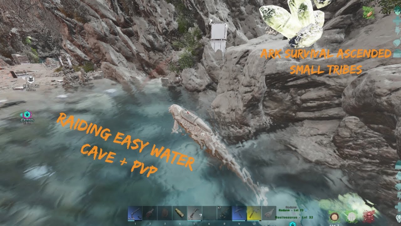 Raiding an Underwater Cave | Ark Survival Ascended Small Tribes