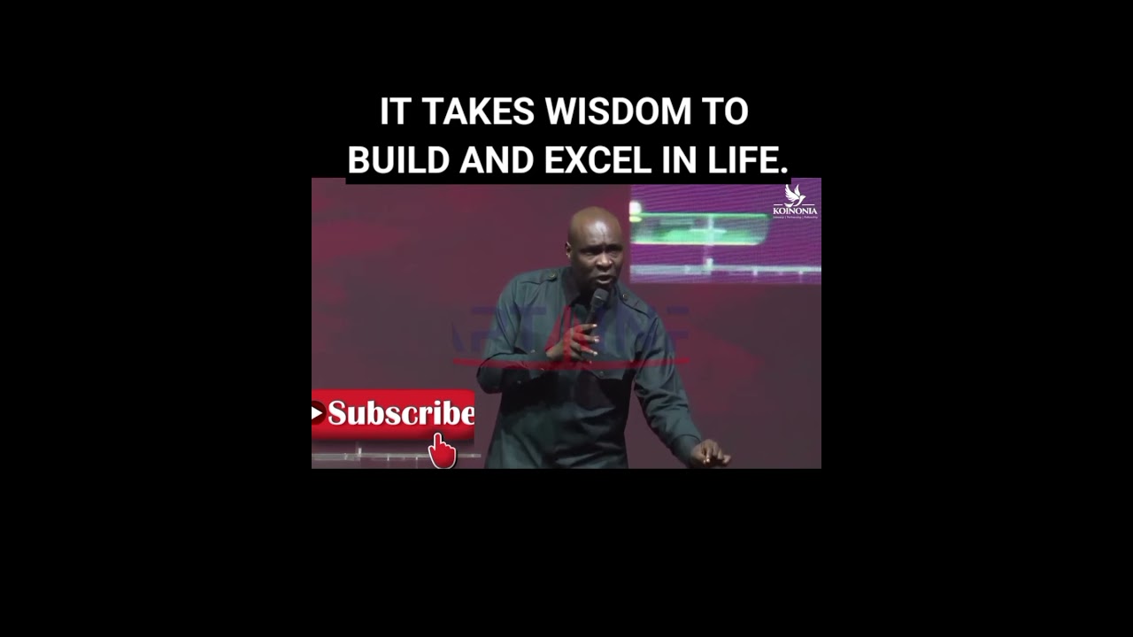 IT TAKES WISDOM TO BUILD AND EXCEL IN LIFE -APOSTLE JOSHUA SELMAN #shorts #trending #viral #naira