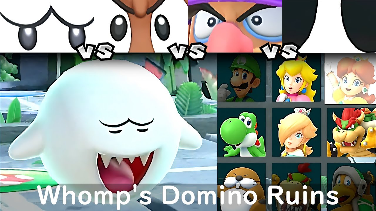 Super Mario Party Boo vs Goomba vs Waluigi vs Shy Guy #56