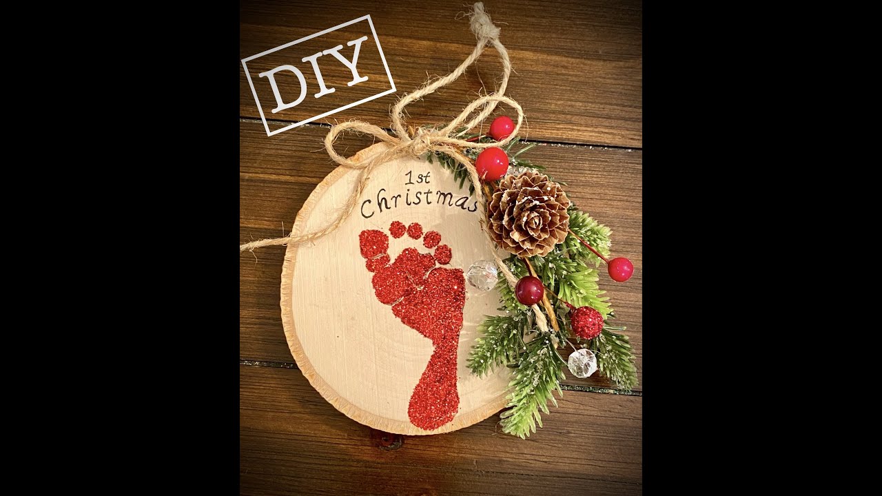 Baby's 1st Christmas Ornament DIY
