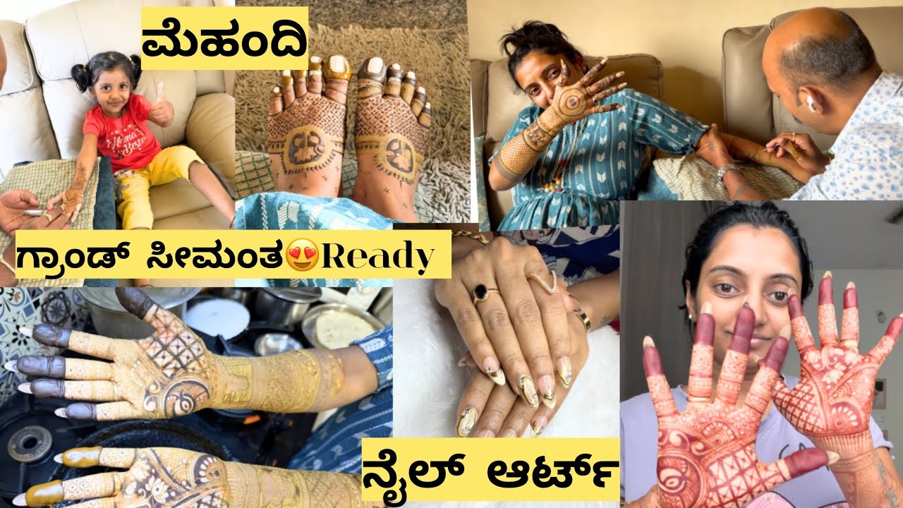 Mehandi and Nailart  ಎಲ್ಲ ಮುಗಿತು 😍