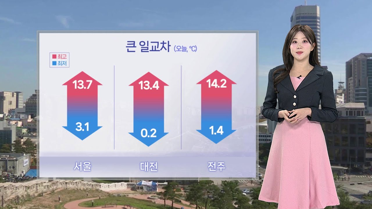 [날씨] 내일 동해안·남부 중심 비…수도권, 강원 대기 건조 / 연합뉴스TV (YonhapnewsTV)