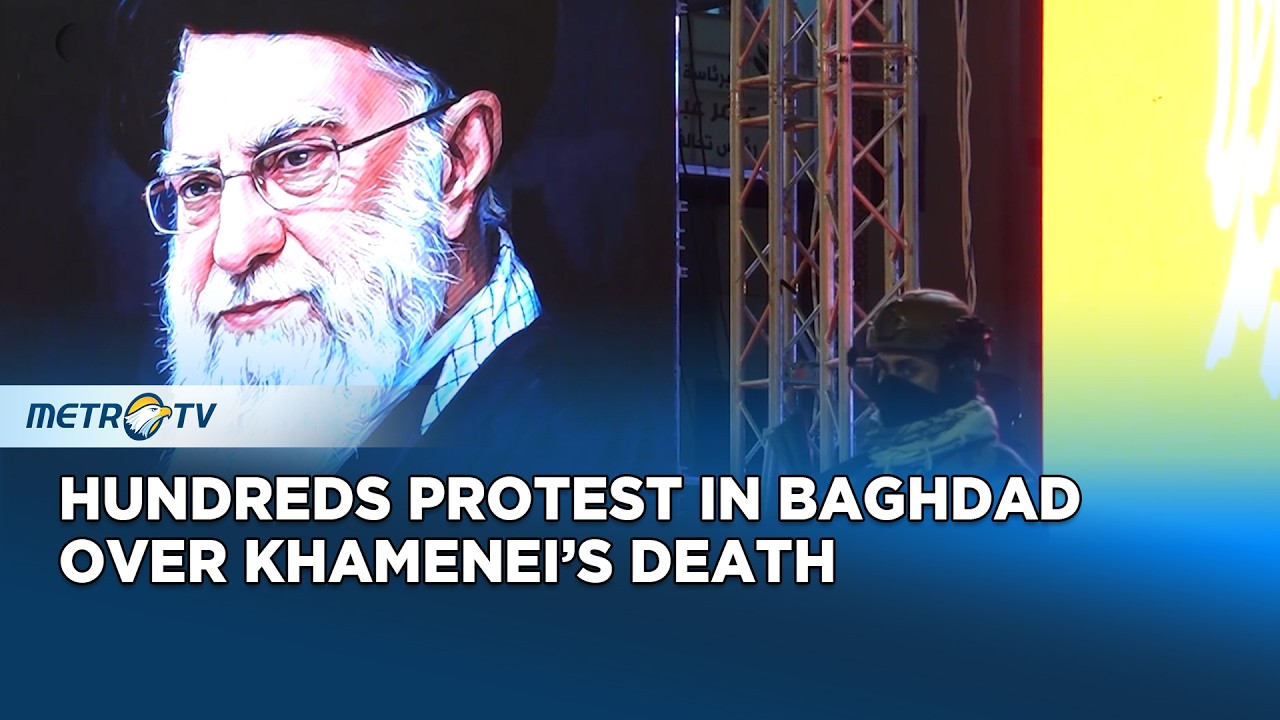 Hundreds Gather in Baghdad to Honor Khamenei After US Israeli Strike