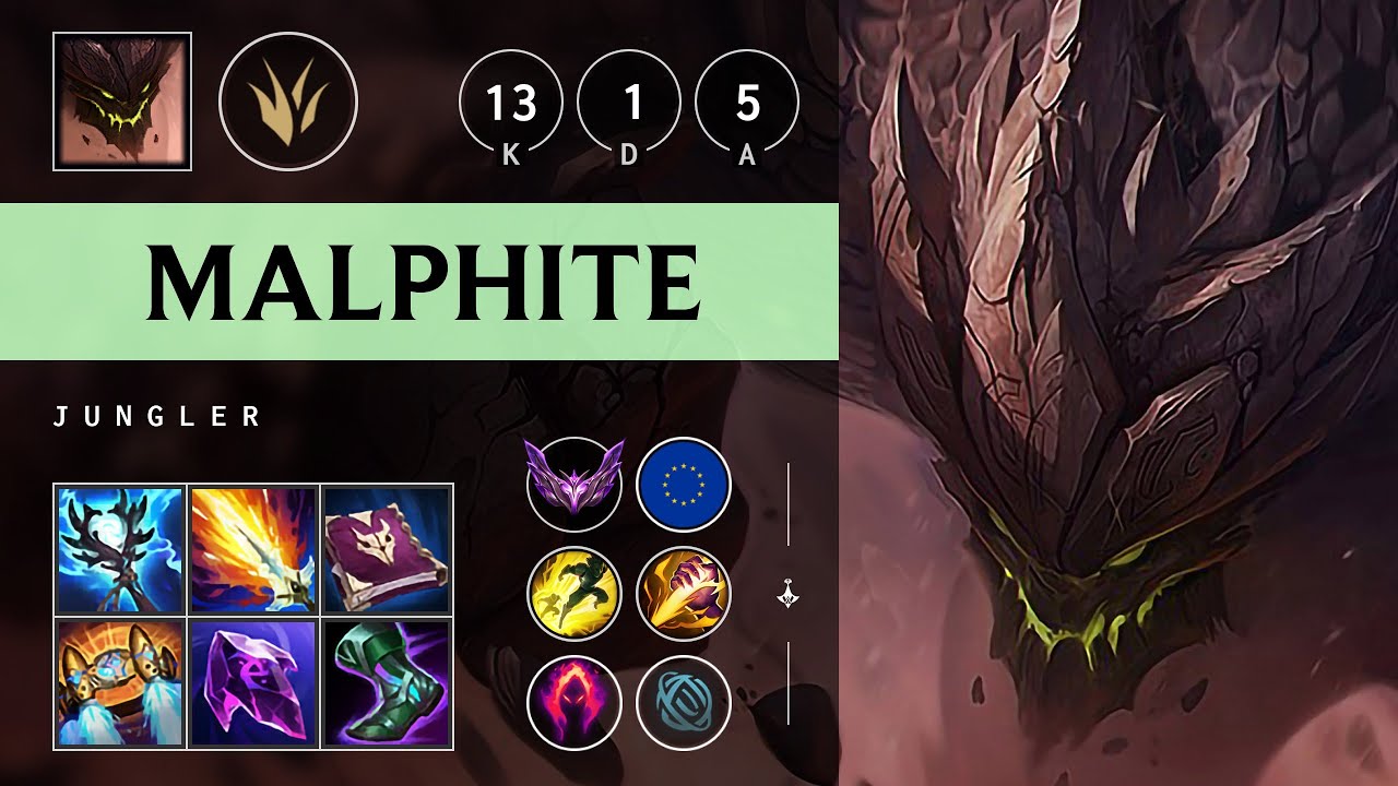 Malphite Jungle vs Wukong: Godlike - EUW Master Patch 14.24