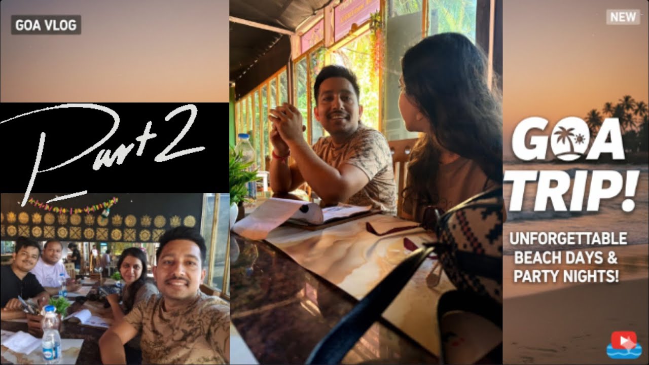 Good vibes happen in Goa 😎- 2 days trip #goa #roadtrip #travelvlog #vlog #calangutebeach  #beaches 