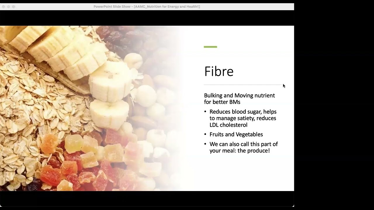 Nutrition for your Energy and Health - Anika Dhalla, RD