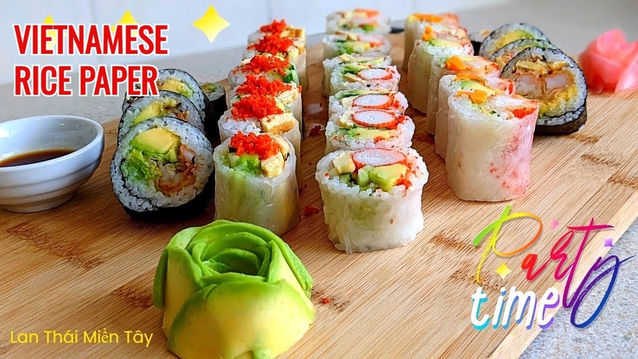 BÁNH TRÁNG VIỆT NAM | CUỐN THEO KIỂU MỚI | MÓN ĂN ĐẶC BIỆT LẠI ĐẸP MẮT | CẢ THẾ GIỚI ĐỀU THÍCH ĂN