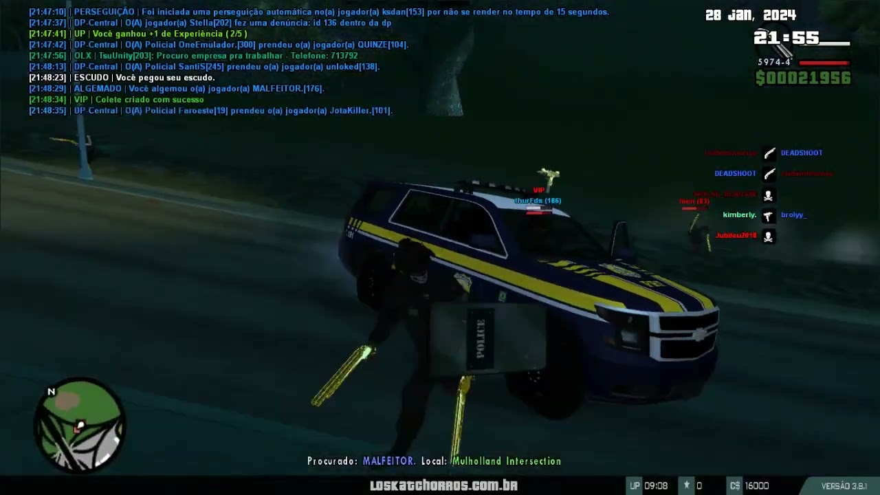 RECRUTAS DA DELTA EM A&Ccedil;&Atilde;O - GTA SAMP CVR