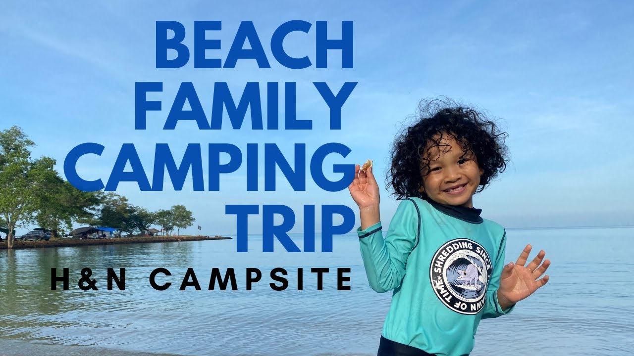 Beach family camping trip @ H&n campsite, Port Dickson (PAPA'S BIRTHDAY!) Quechua Arpenaz 4.1