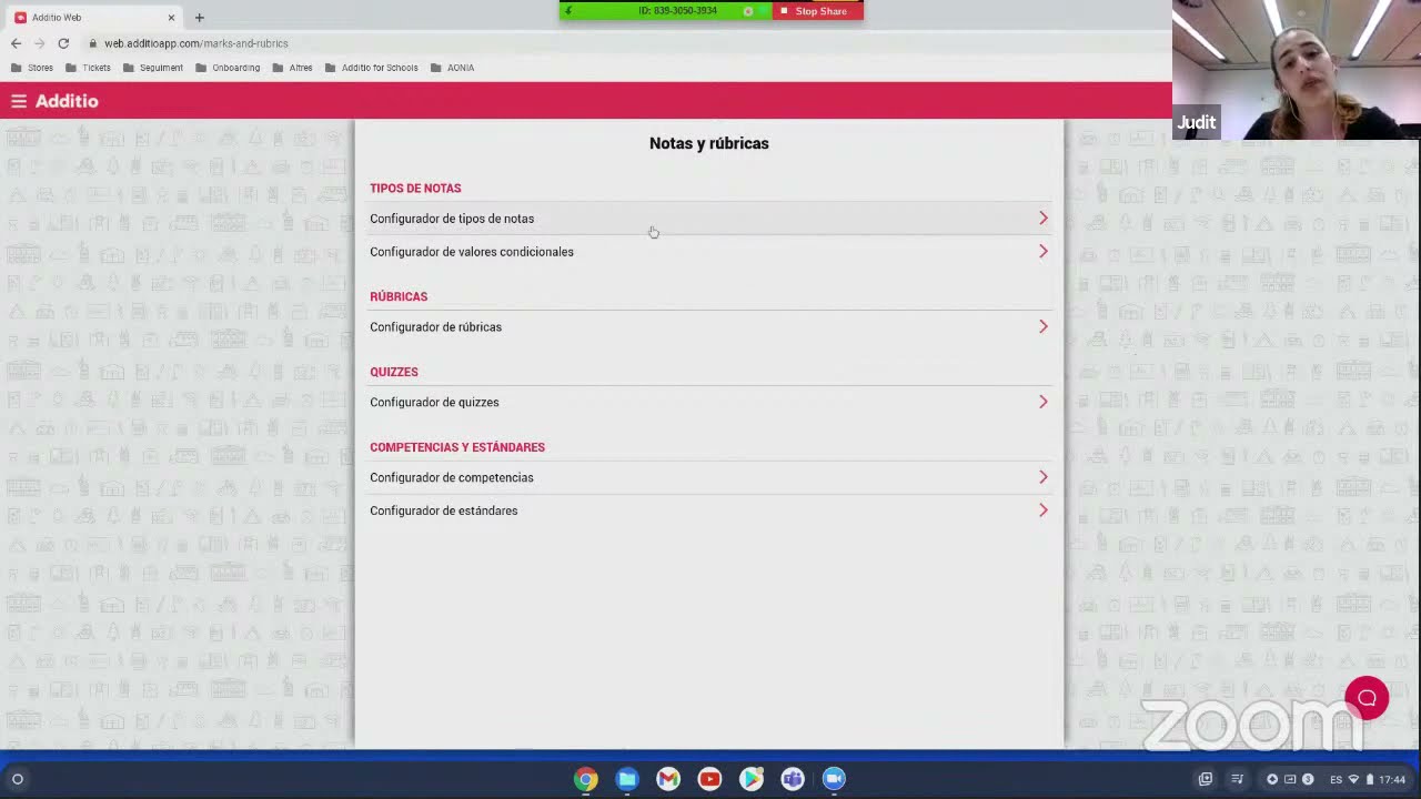 Webinar Additio - Cuaderno Digital Docente
