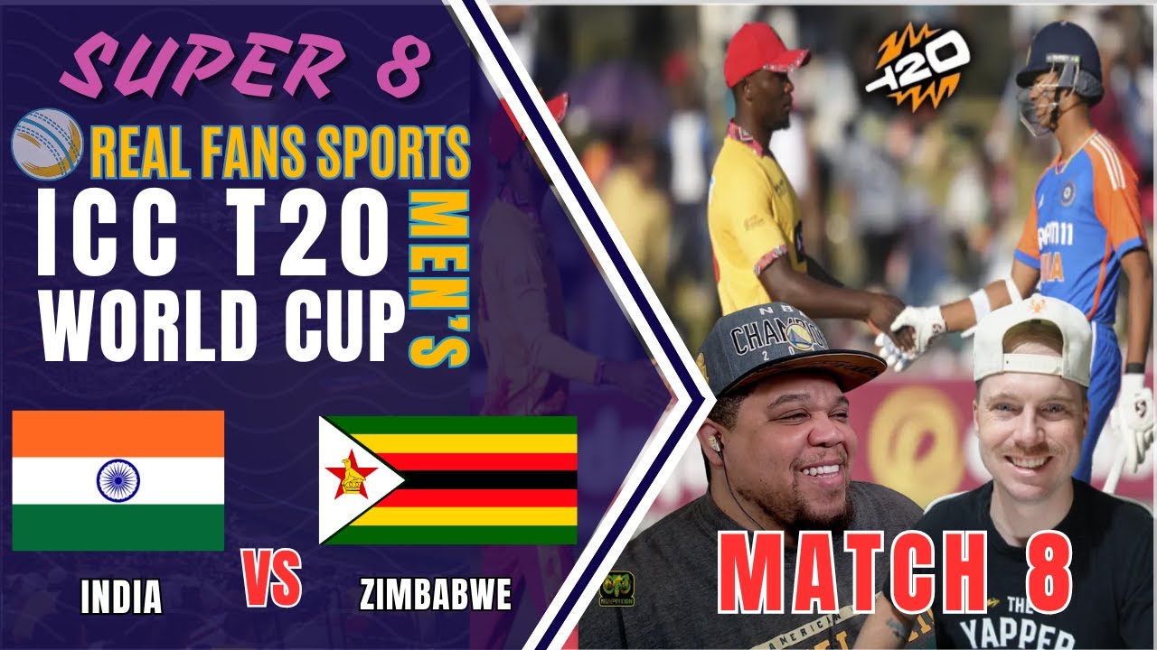 INDIA VS ZIMBABWE | T20 WORLD CUP LIVE WATCH-A-LONG || REALFANSSPORTS 📱