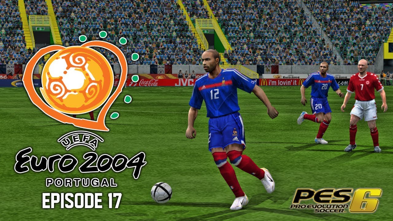 PES 6 - EURO 2004 EP17: Semi Final 01 - FRANCE v DENMARK!