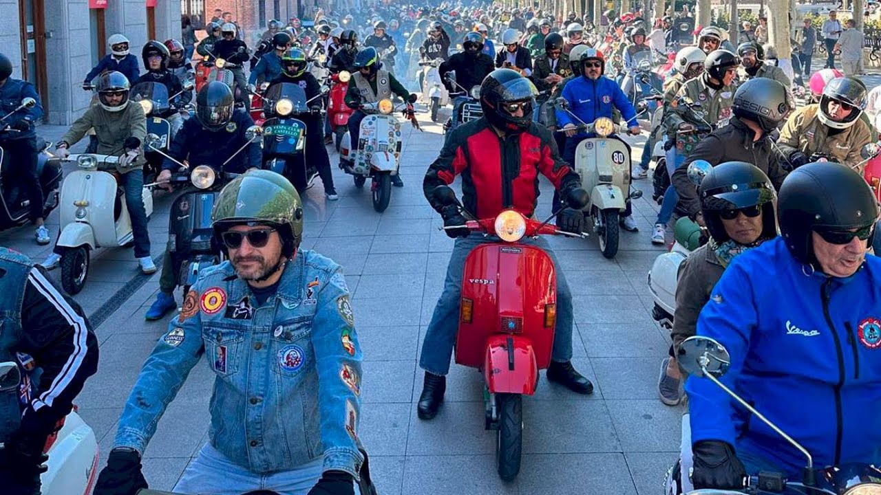 Vespalcalá 2024: ruta del gran evento de la Vespa en Alcalá de Henares