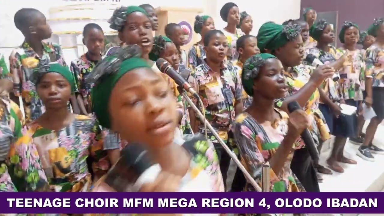 TEENAGE CHOIR MFM MEGA REGION 4,OLODO IBADAN #teenage #choir #mfm #olodo #ibadan #