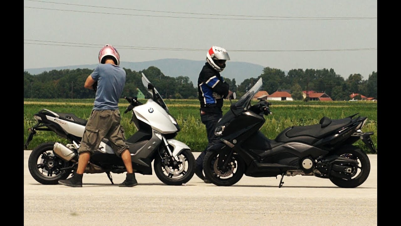 BMW C600 Sport vs Yamaha T-Max 530 | Extreme test
