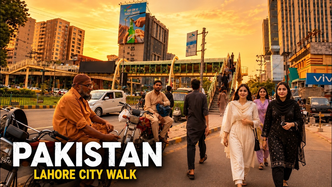 Lahore Pakistan Walking Tour 🇵🇰 | Busy Streets, Local Life & City Walk in 4K