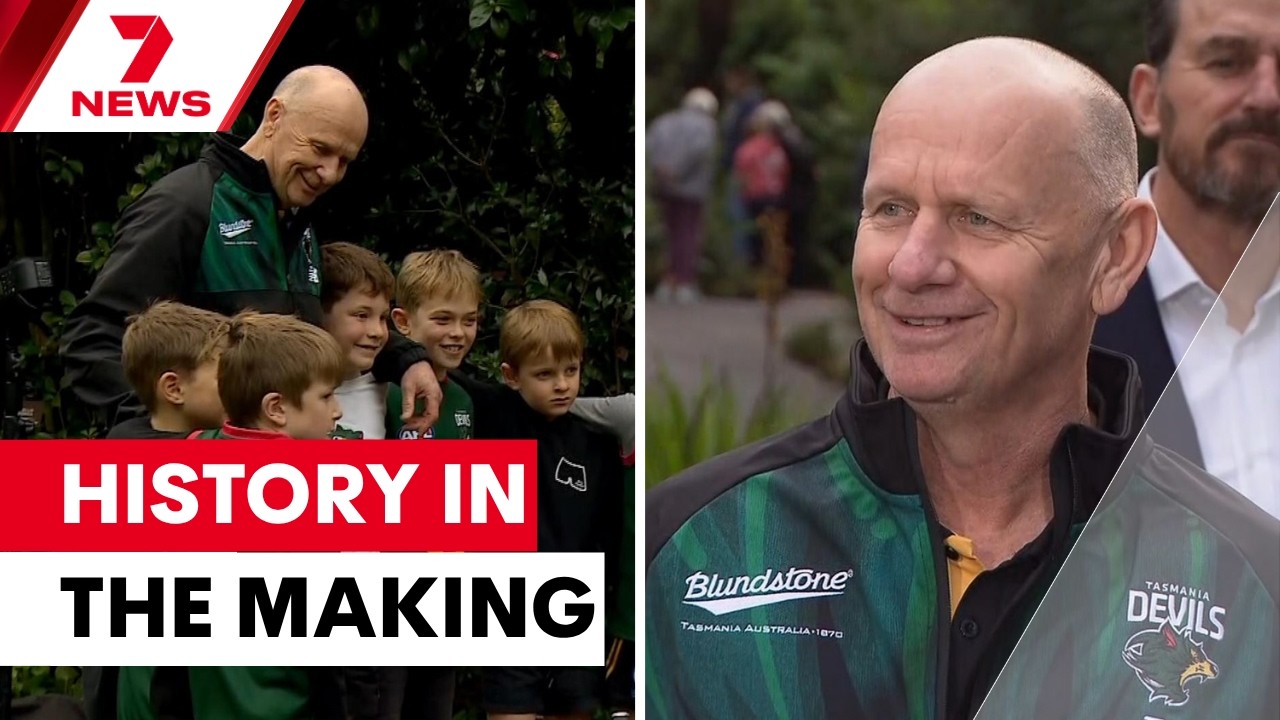 Ken Hinkley officially named Tasmania Devils coach | 7NEWS