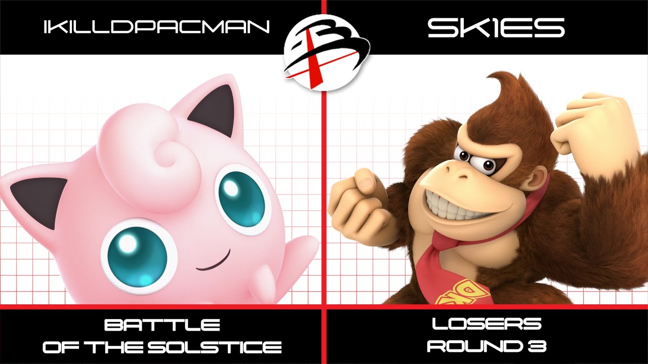 Battle of the Solstice  | Ikilldpacman (Jigglypuff) vs SK1ES (Donkey Kong) | LR3 | SSBU