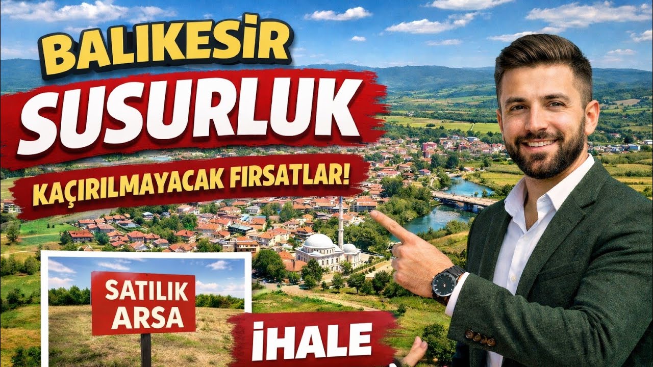 Balıkesir Susurluk milli emlak ihale