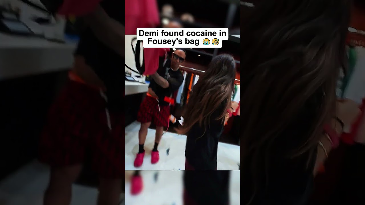 Demi Found C*caine in Fousey's bag 😂💀 #fousey #clip #kick #clipping