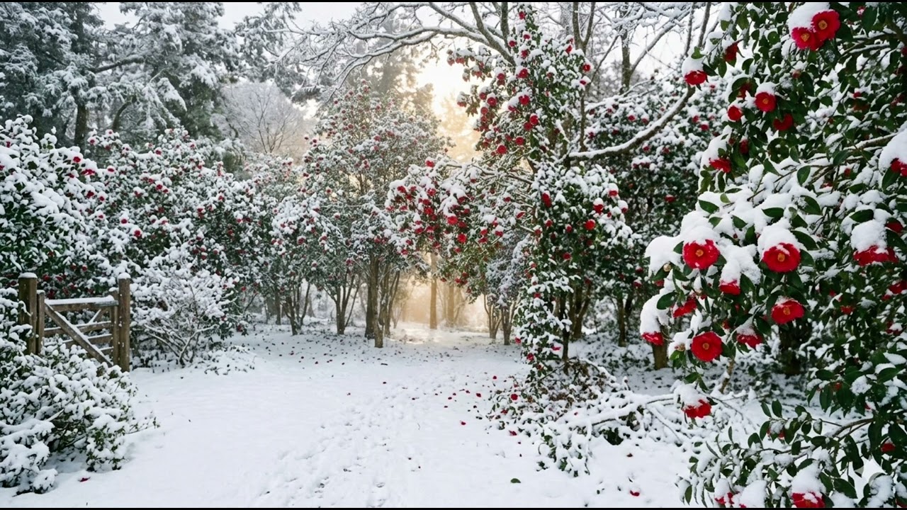 꽃잎 위에 내린 눈 (Snow on Petals)