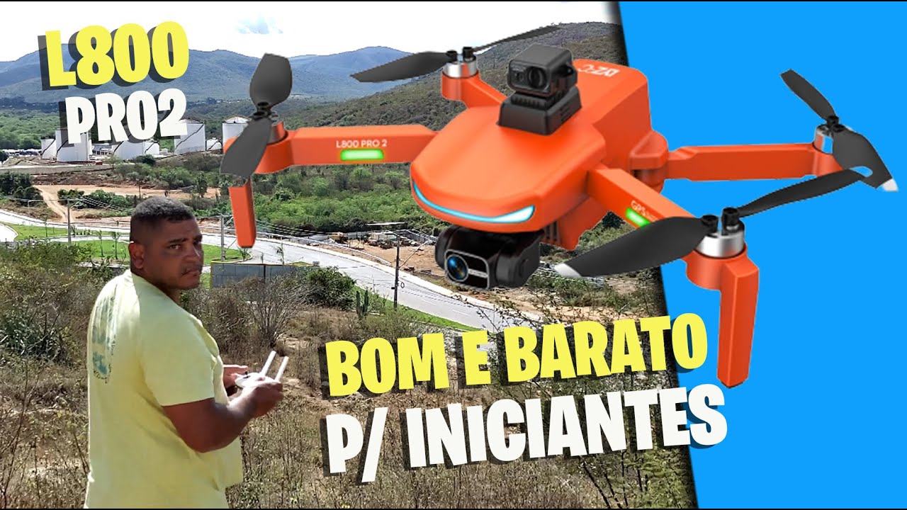 Drone L800 Pro2 GPS 4k Perfeito Para Iniciantes