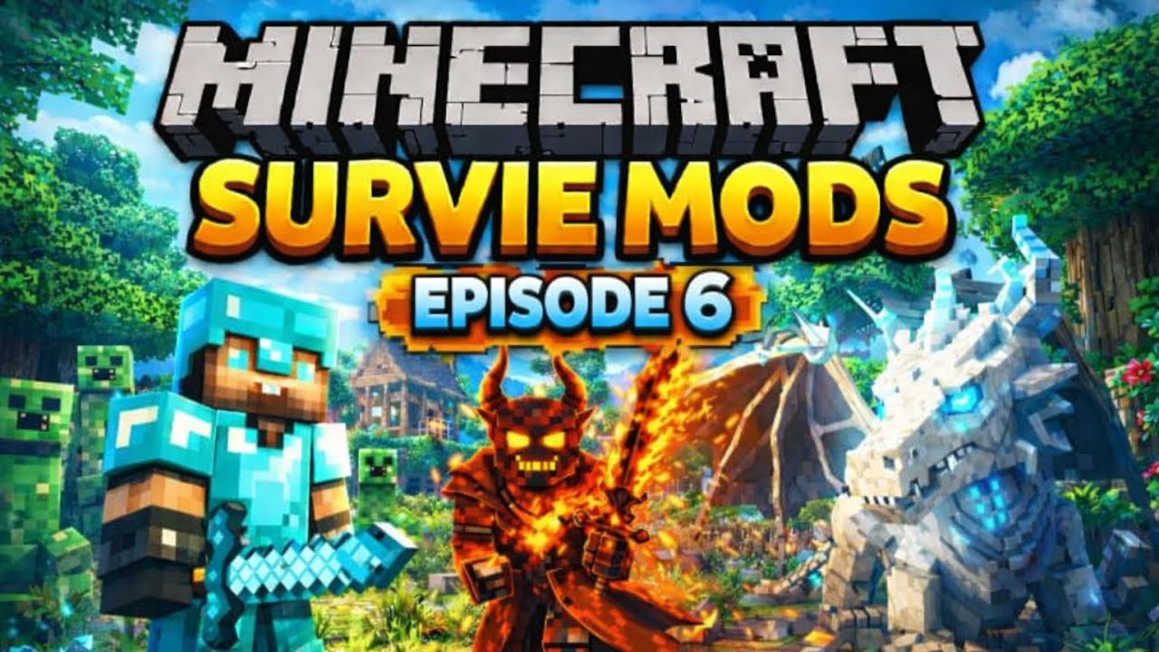 MINECRAFT SURVIE MODS #6 EN ROUTE POUR LE STRONGHOLD