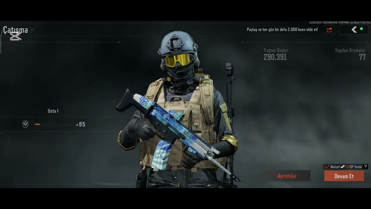 Scar-L ++ A1 ammo Arena breakout 30k 