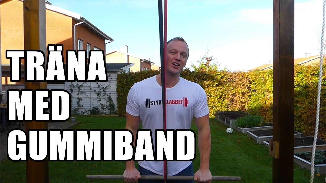 Så använder du gummiband för att bygga muskler och bli starkare