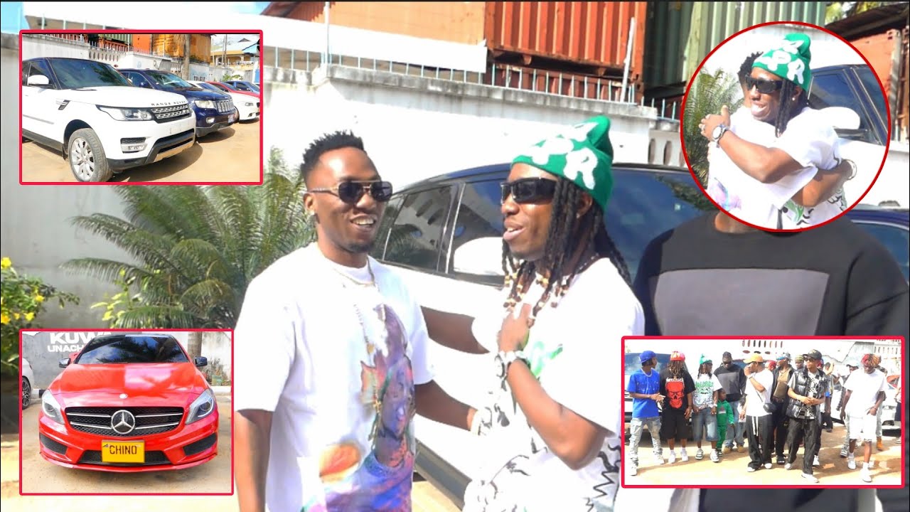 TAZAMA MSAFARA WA MAGARI YA KIFAHARI YA RICH MAVOKO NA CHINO KIDD KUTAMBULISHA WIMBO WAO CLOUDSFM
