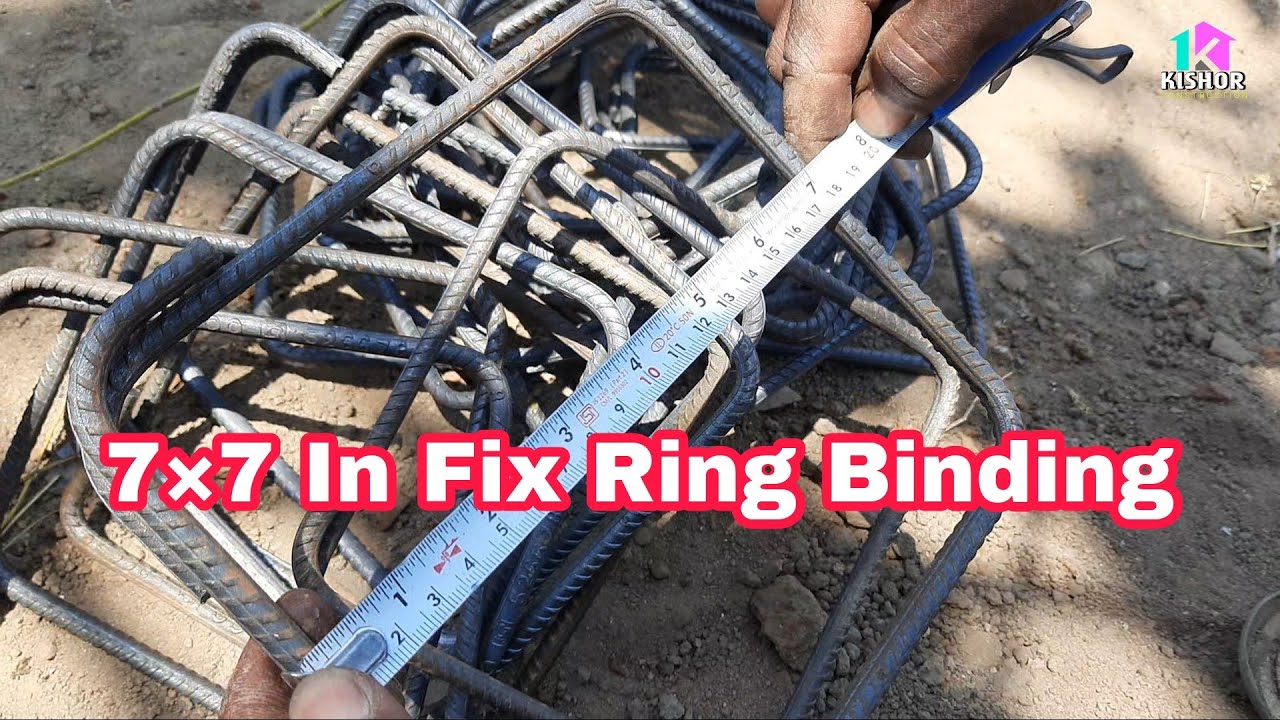 7×7 In Fix Ring Binding !! Column Ring Binding Construction