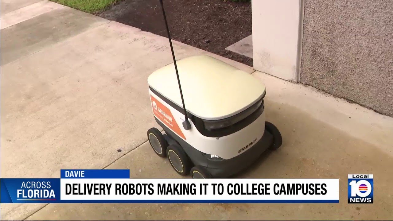 NOVA Southeastern запускает первую в Южной Флориде программу доставки с помощью роботов