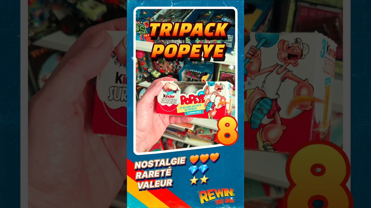 Tu les as eu les Kinder Surprise Popeye ?🥚🍫⚓️ 
