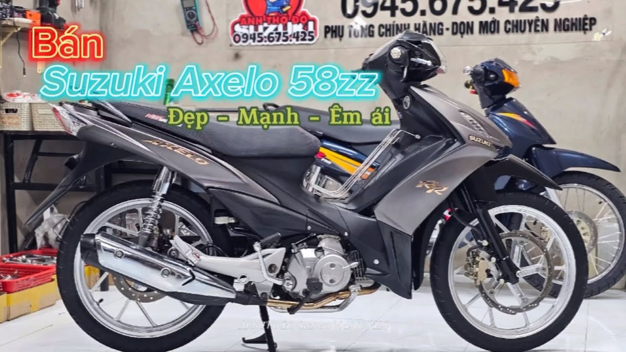 Xe Bán: Suzuki Axelo vừa được nâng cấp động cơ 58zz, đủ Tiêu chí: Đẹp - Mạnh - Êm Ái. 0945.675.425