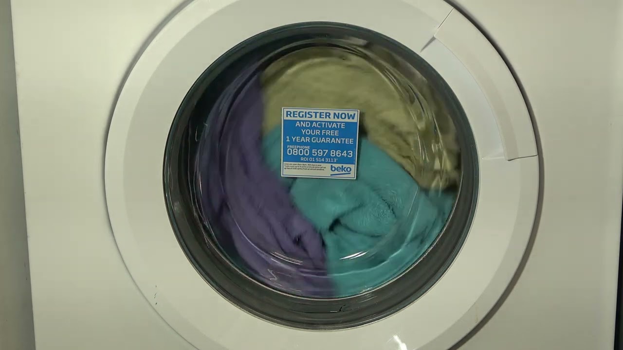 Beko Slimline WTG620M1/ Final Fast spin 🌀 1200rpm + results