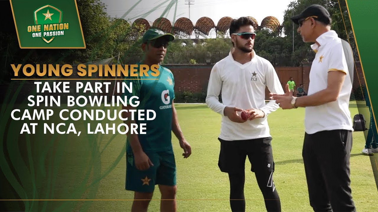 Young Spinners Take Part in Spin Bowling Camp Conducted at NCA, Lahore | PCB | MA2A