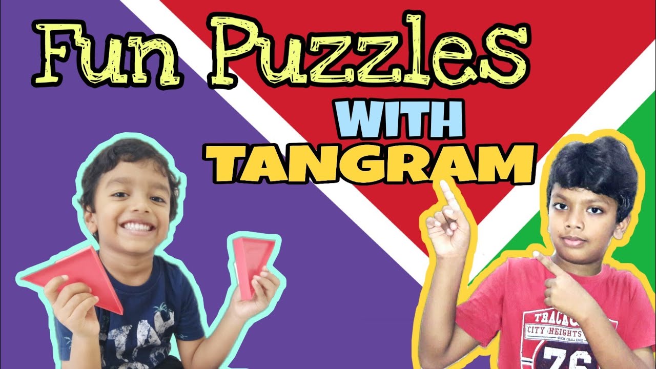 Fun Puzzles with Tangram |satvikandsakshith | mothersday |tangram |puzzles solving | Suuuper KIDS