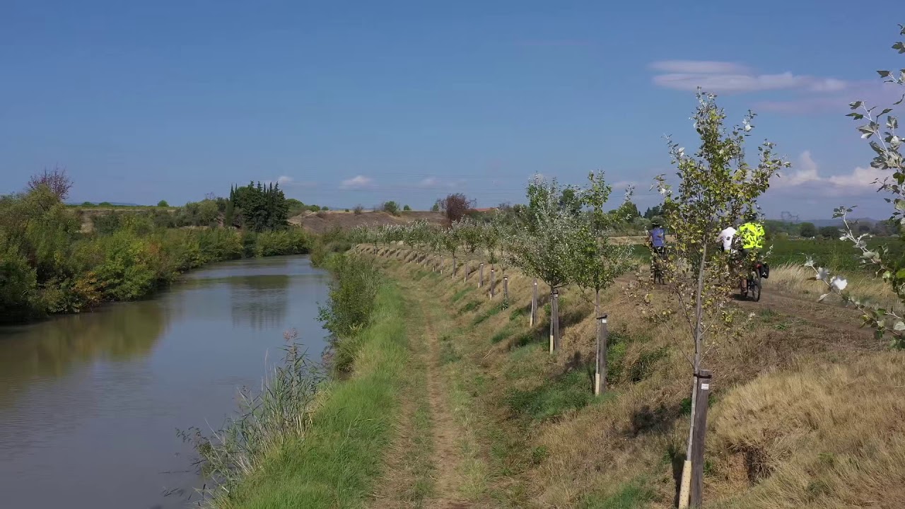 Canal Du Midi bike tour from Lac St Ferreol to Sete. 4-24-2020