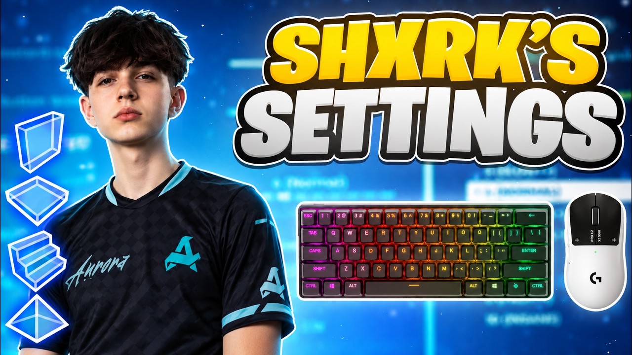 Обновленные настройки клавиатуры и мыши Shxrk в Fortnite! (2027)
