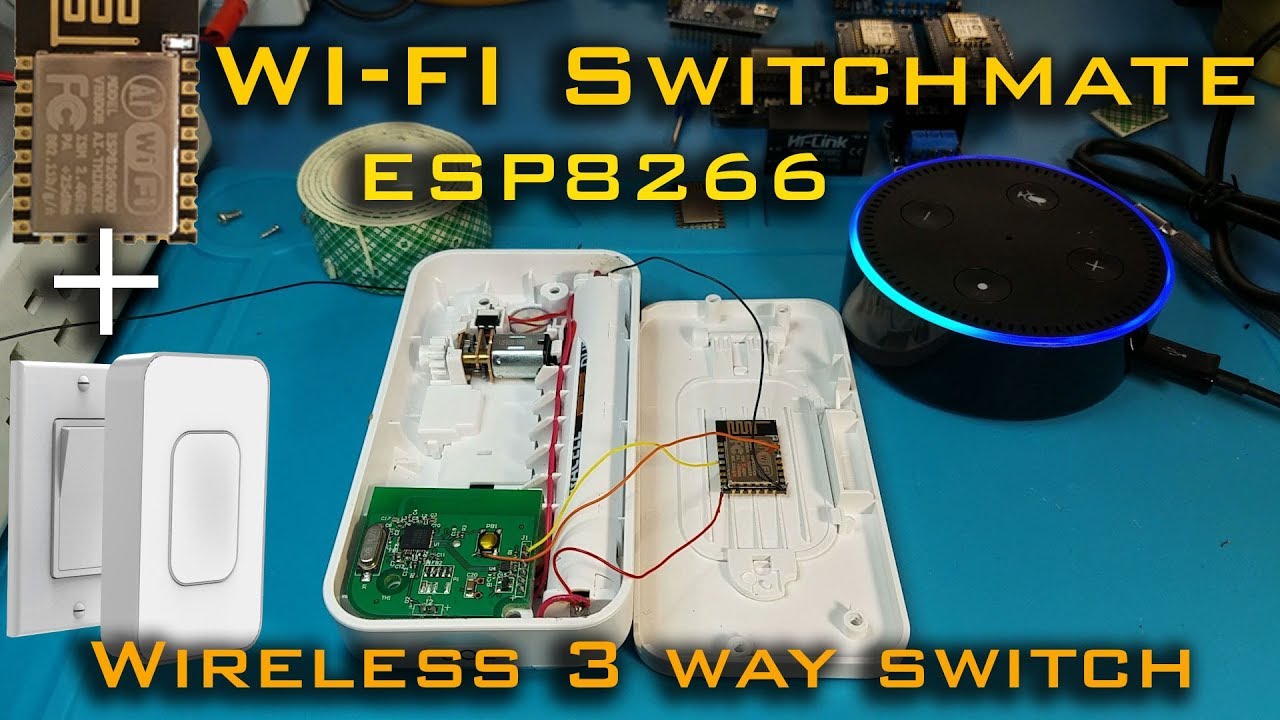 WiFi switchmate| wireless 3 way switch with Alexa| Tutorial # 16