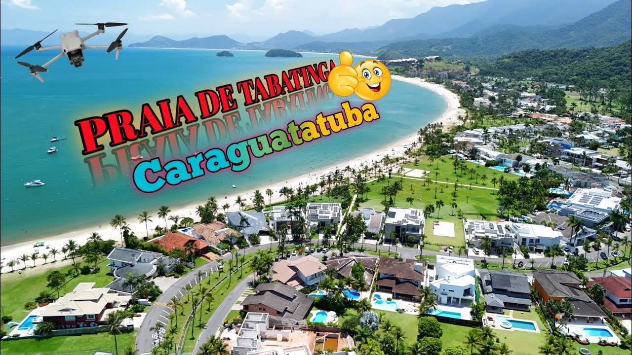 Praia de Tabatinga, umas das mais belas Praias de Caraguatatuba SP