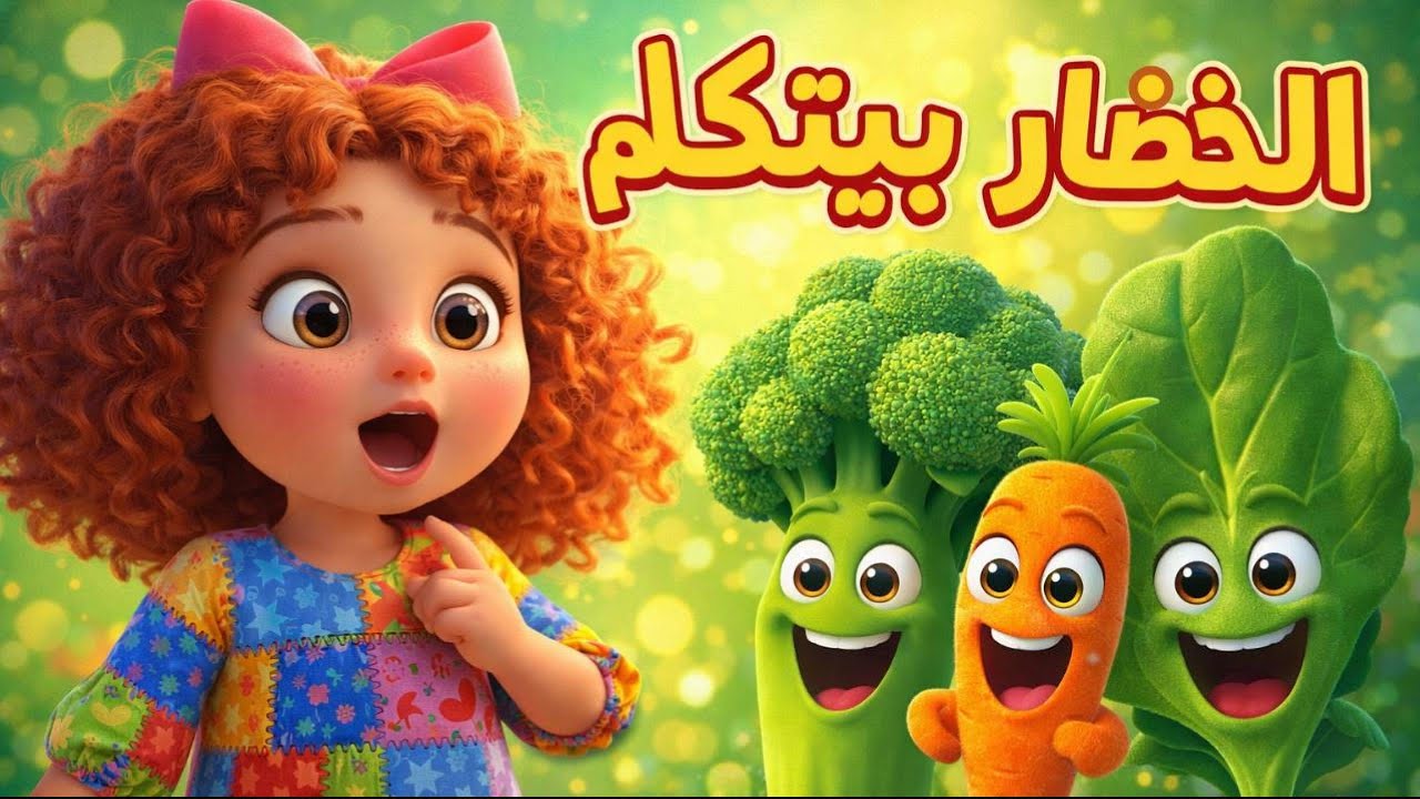الخضار بيتكلم! 🥦😱 قصة ليلي اللي كانت بتكره الخضار | قصة أطفال ممتعة
