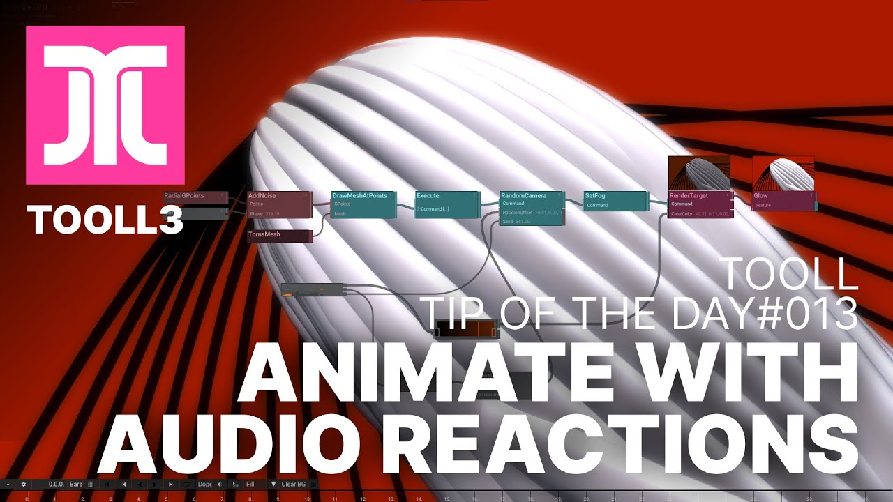 Tooll 3 Tip#013 - Drive Animations with Audio Reactions