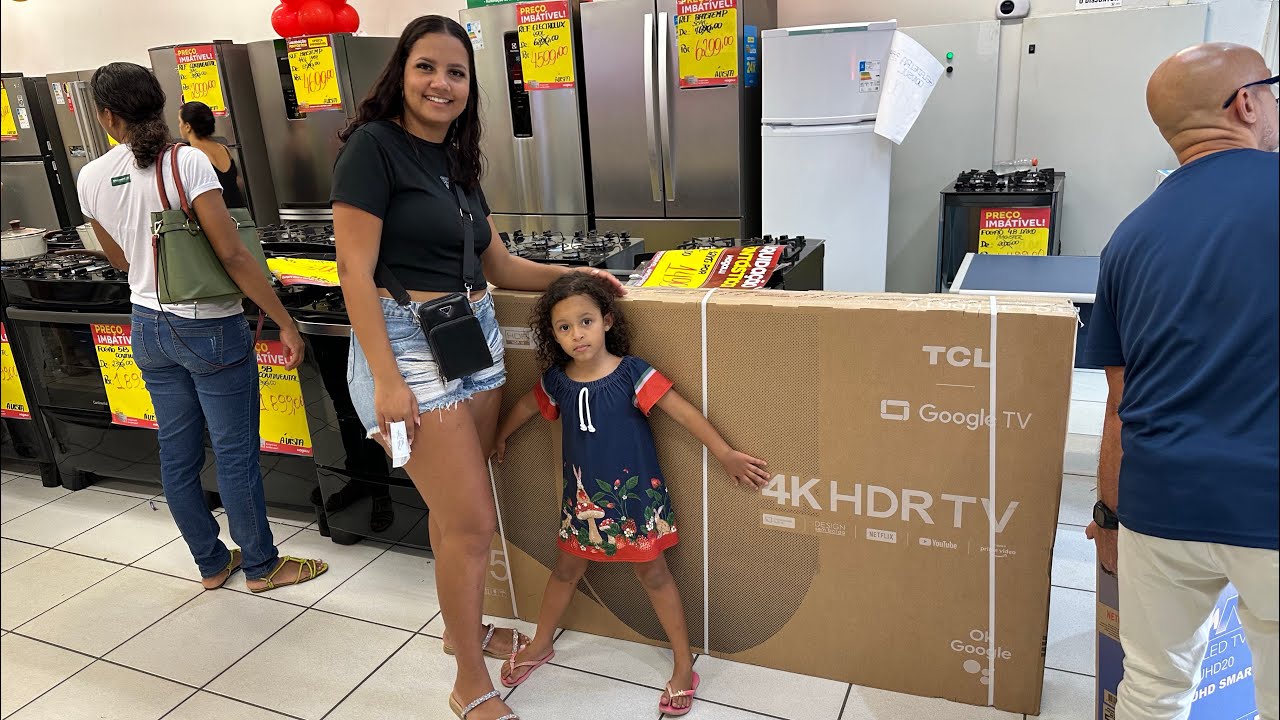 COMPRAMOS UM CINEMA PRA NOSSA CASA 😍