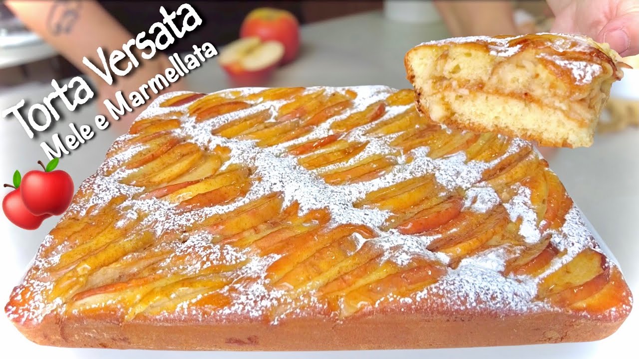 ЯБЛОЧНЫЙ ТОРТ И ДЖЕМ 🍎 быстрый и легкий рецепт