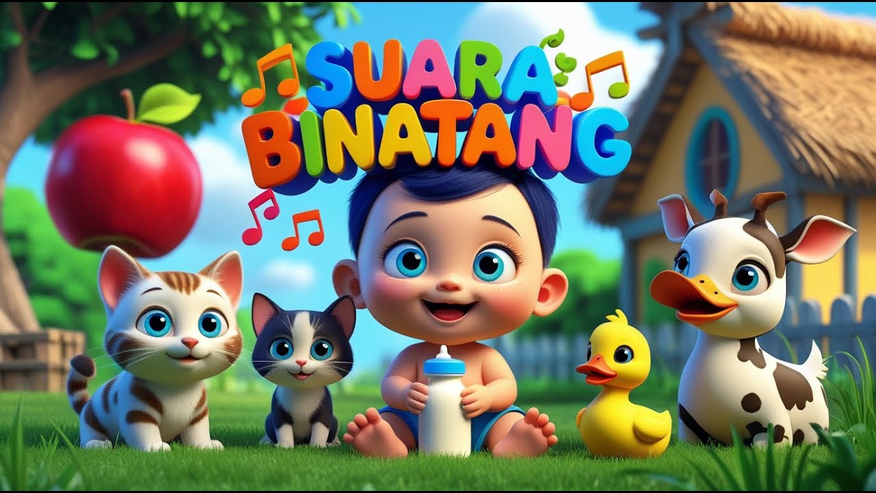 SUARA BINATANG - KUMPULAN LAGU ANAK DAN BALITA TERPOPULER | CeriaKids TV